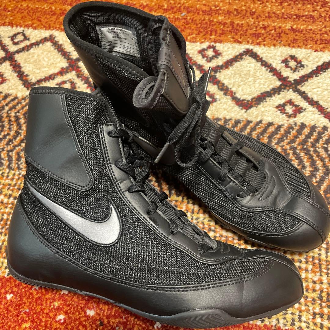 美品NIKE ナイキ ボクシングシューズ MACHOMAI2 BLACK