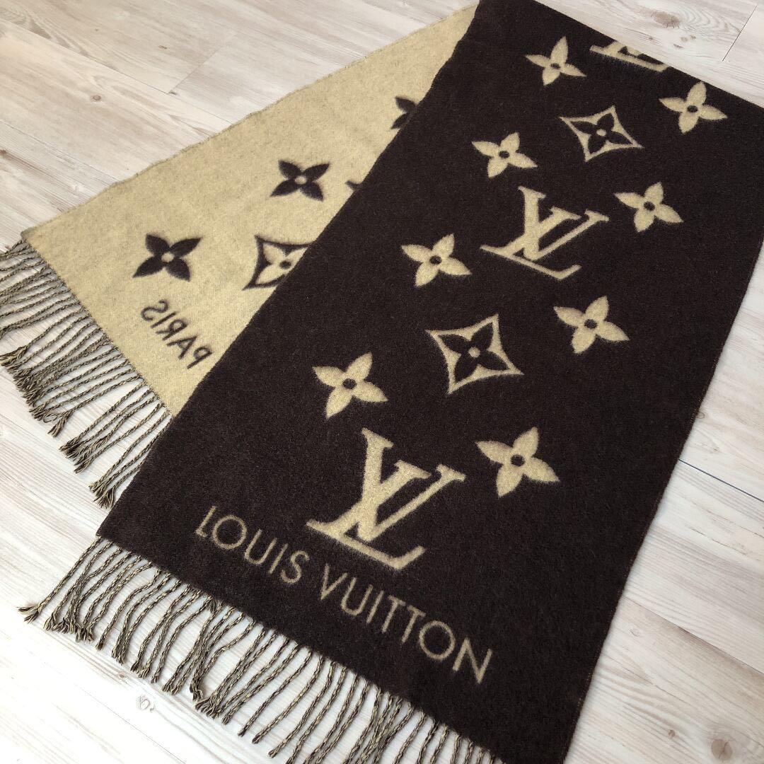 お値下げ可　ルイヴィトン エシャルプ・レイキャビック マフラー　カシミア