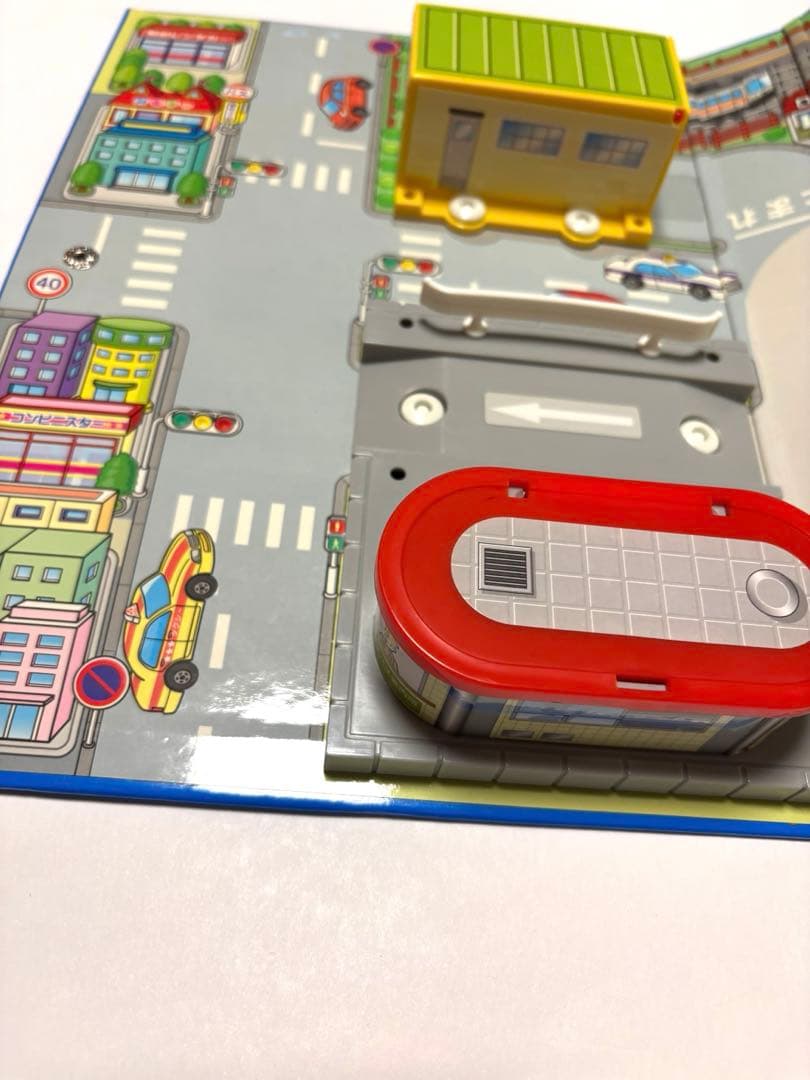 【美品】　トミカ ハンデイ立体マップ 駅前ロータリー　付属品有り　レア　バス