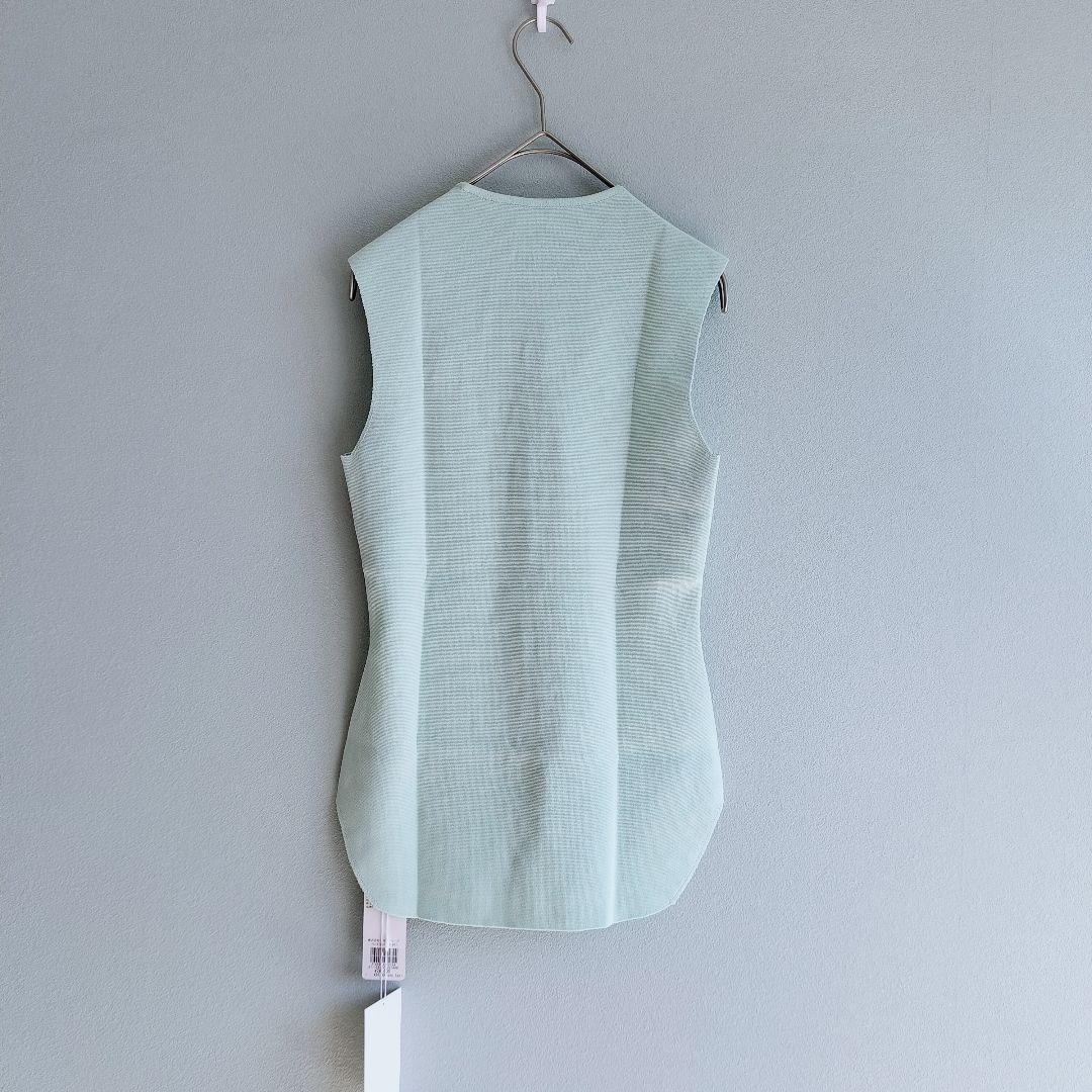 【新品未使用タグ付】 マメクロゴウチ HOLE KNITTED TOP Sサイズ