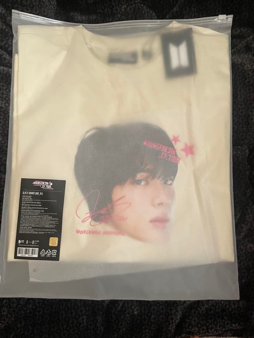 #RUNSEOKJIN_EP.TOUR ジンくん　フェイス　Tシャツ