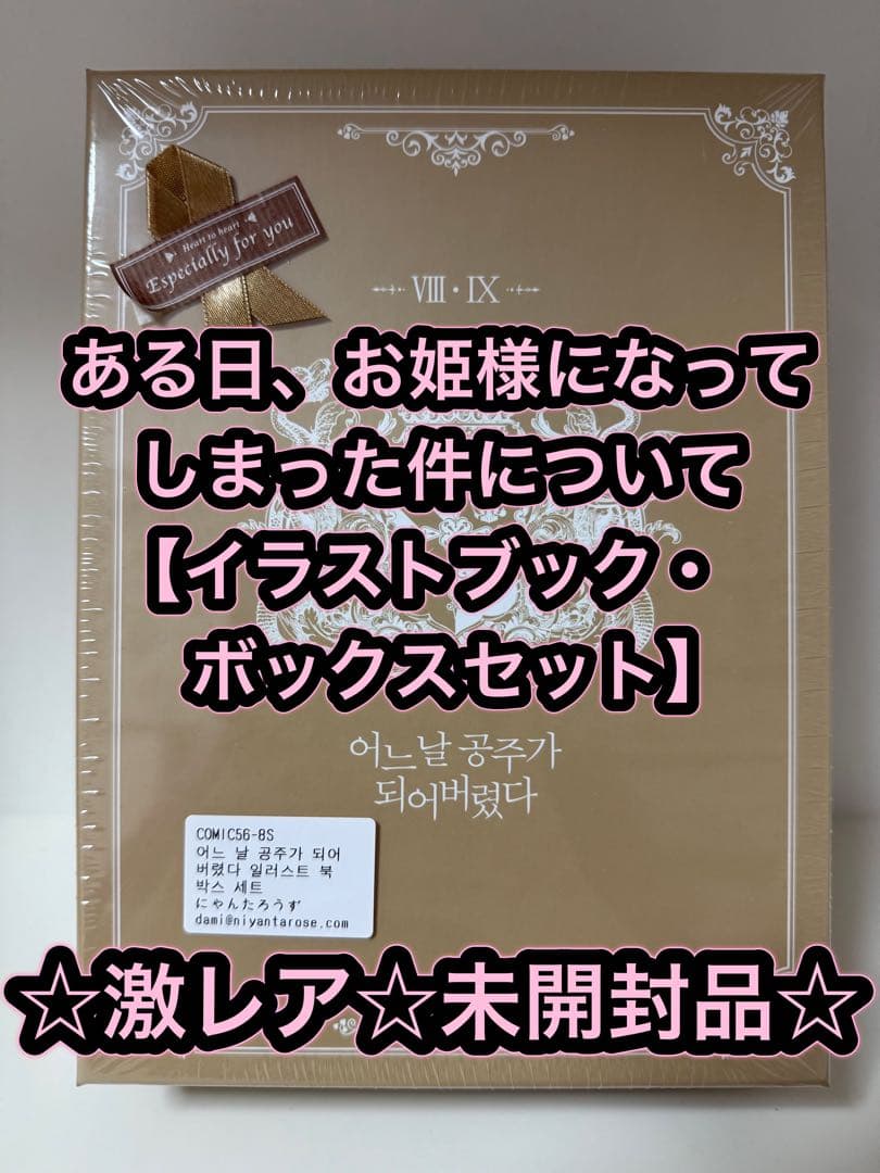 【未開封】韓国まんが　ある日、お姫様になってしまった件について イラストブック