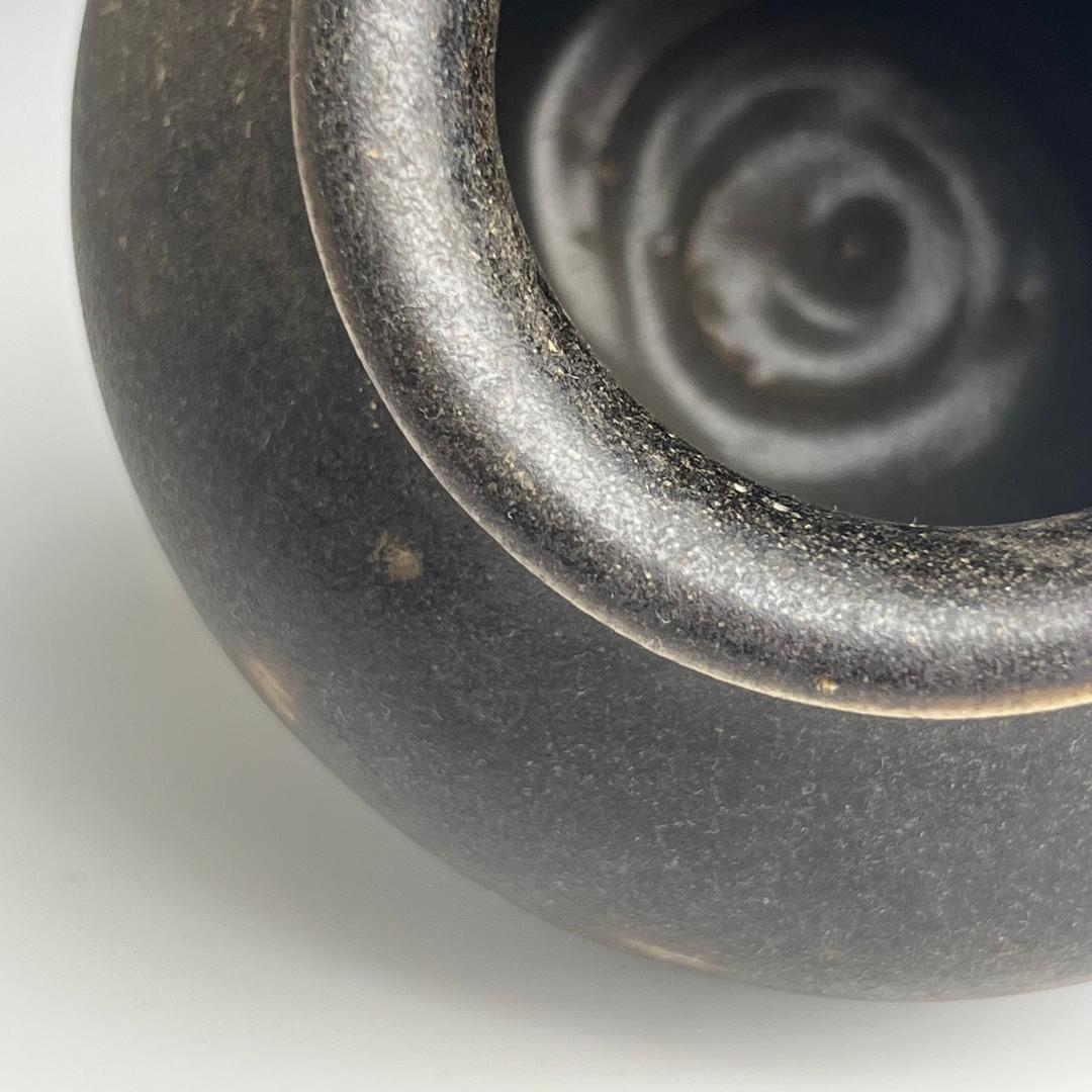 唐黒彩三足香炉 初唐盛 唐三彩 唐物 古玩 中国美術 811b