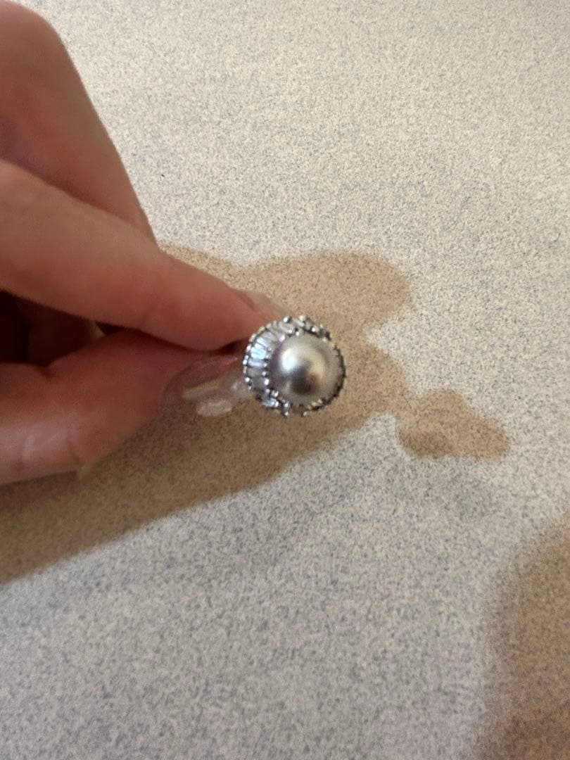 パールダイヤモンドリング