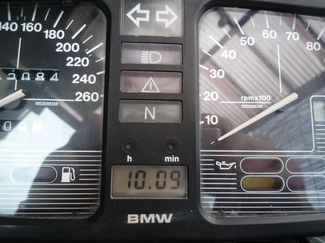 BMW K100RS 純正メーターAssy、綺麗、スピードメーター、タコメーター