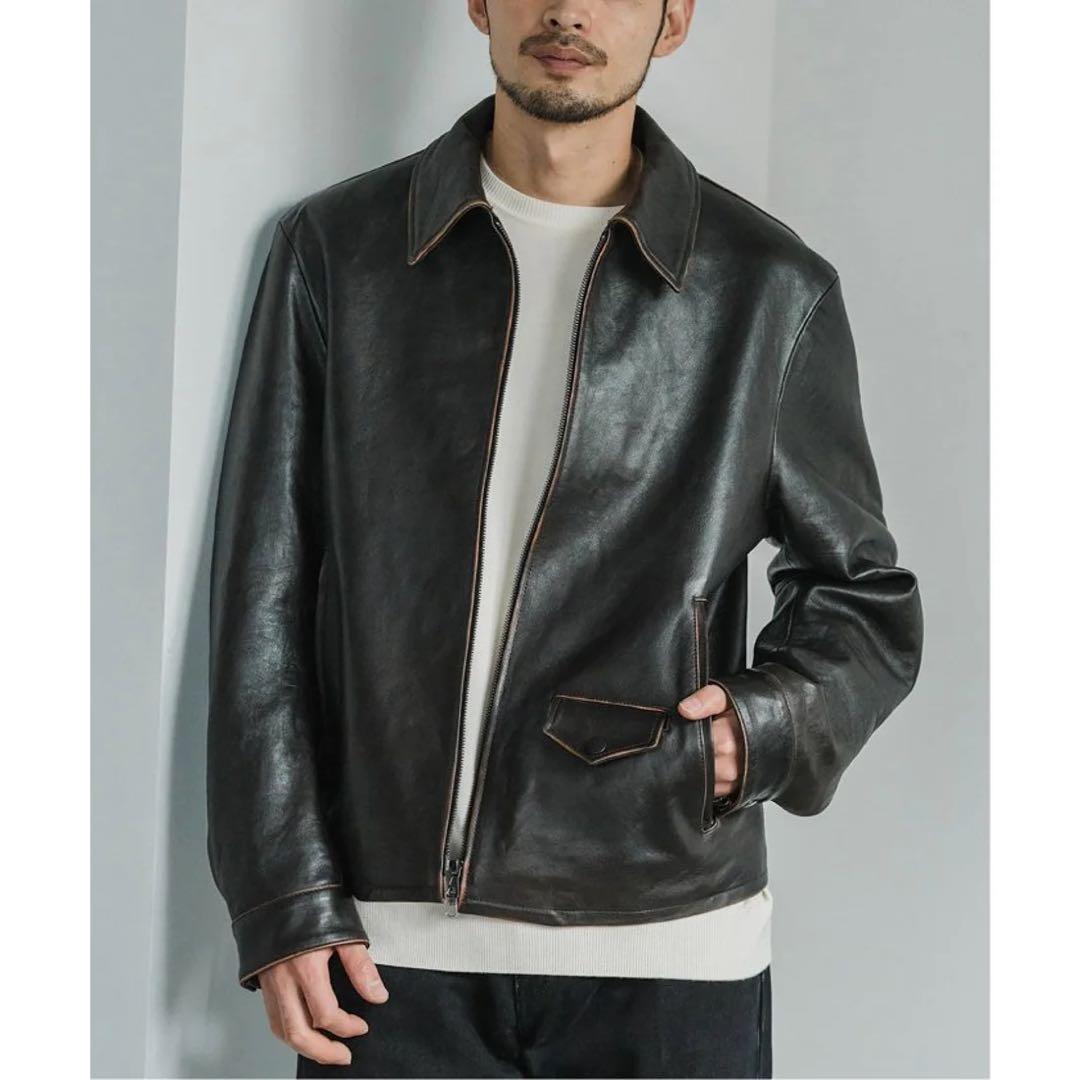 Edifice 2025アンティークレザージャケット