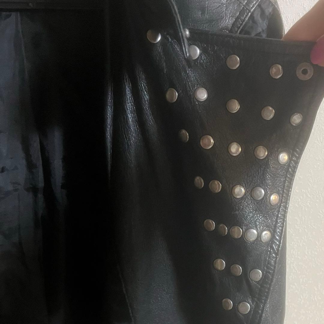 archive ライダース レザー punk スタッズ grunge Y2K