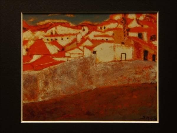 三岸節子、「小さな町（アンダルシア）」、厳選、希少画集・額装画