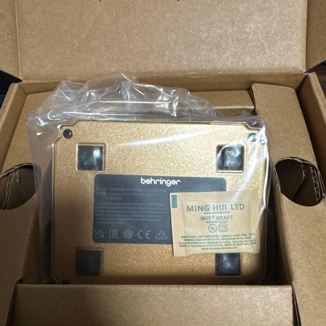 新品未使用！behringer CENTAUR OVERDRIVE ベリンガー