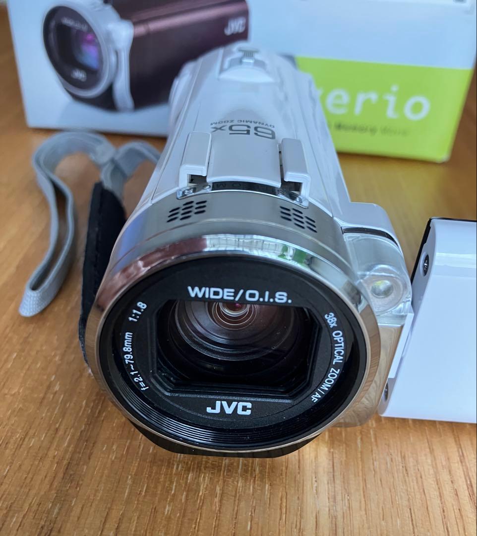 JVCコンパクトビデオカメラ Everio GZ-E765 大容量バッテリー付き