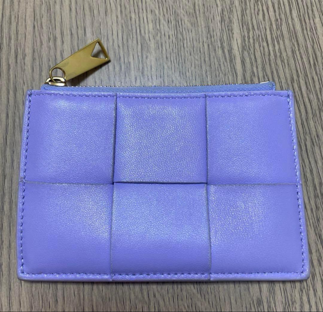 ボッテガヴェネタイントレチャート カセット ファスナーカードケース