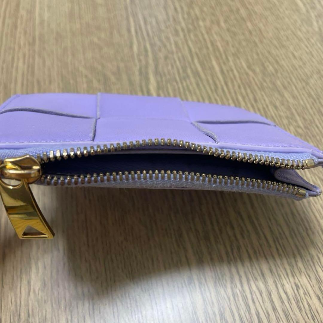 ボッテガヴェネタイントレチャート カセット ファスナーカードケース