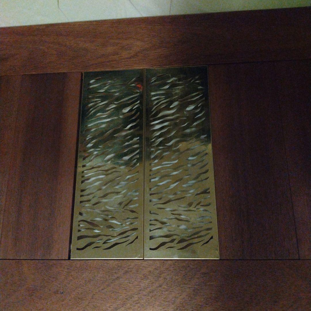 igtハーフユニット天板　真鍮　　柄付き　2枚セット