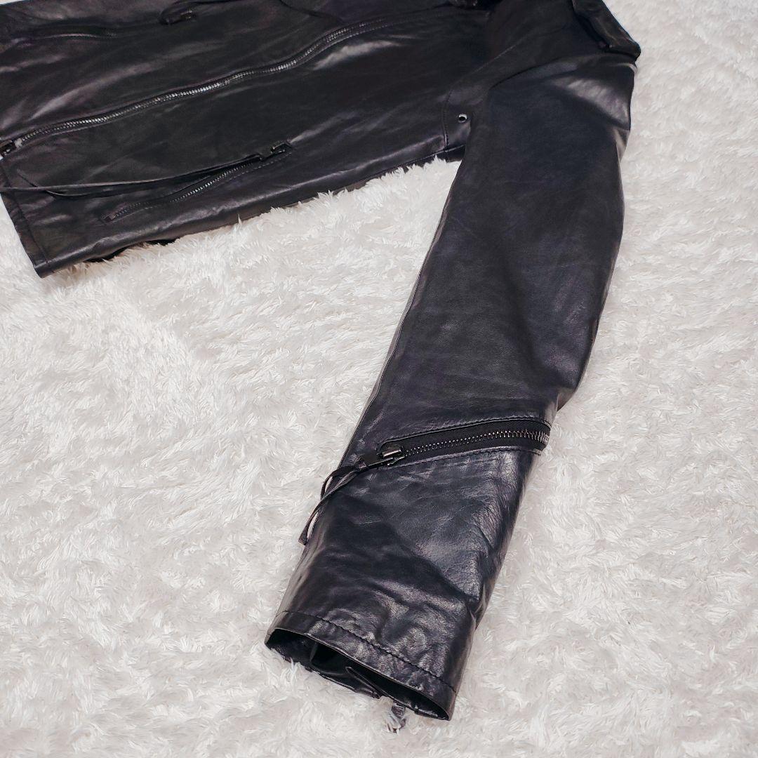 【希少!!ホースハイド】 PLEDGE シングルライダース 馬革