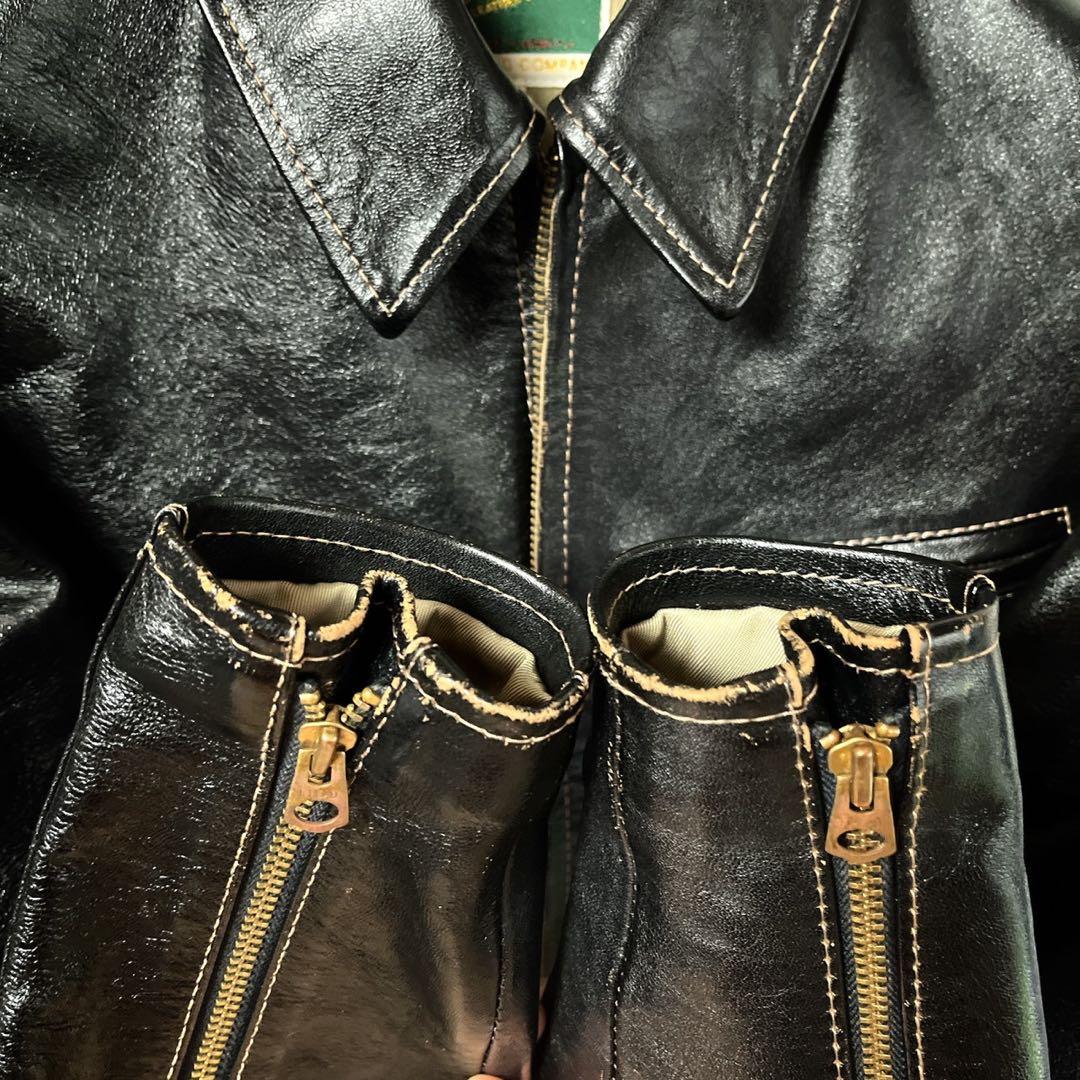 【1/4までの限定価格】フラットヘッド／ホースハイドシングルライダースジャケット