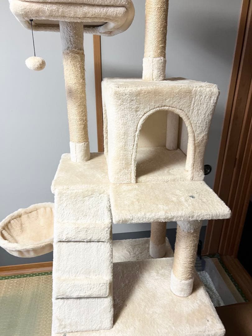多機能キャットタワー　ハウス　ハンモック　多頭飼い　省スペース　即発送
