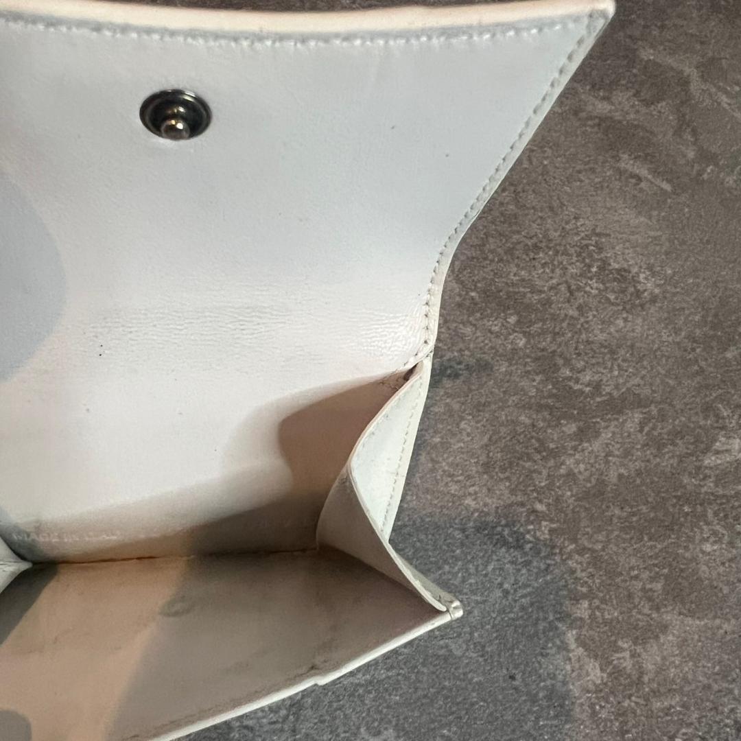 ⭐️BALENCIAGA⭐️ バレンシアガ アワーグラス 三つ折り財布 ホワイト