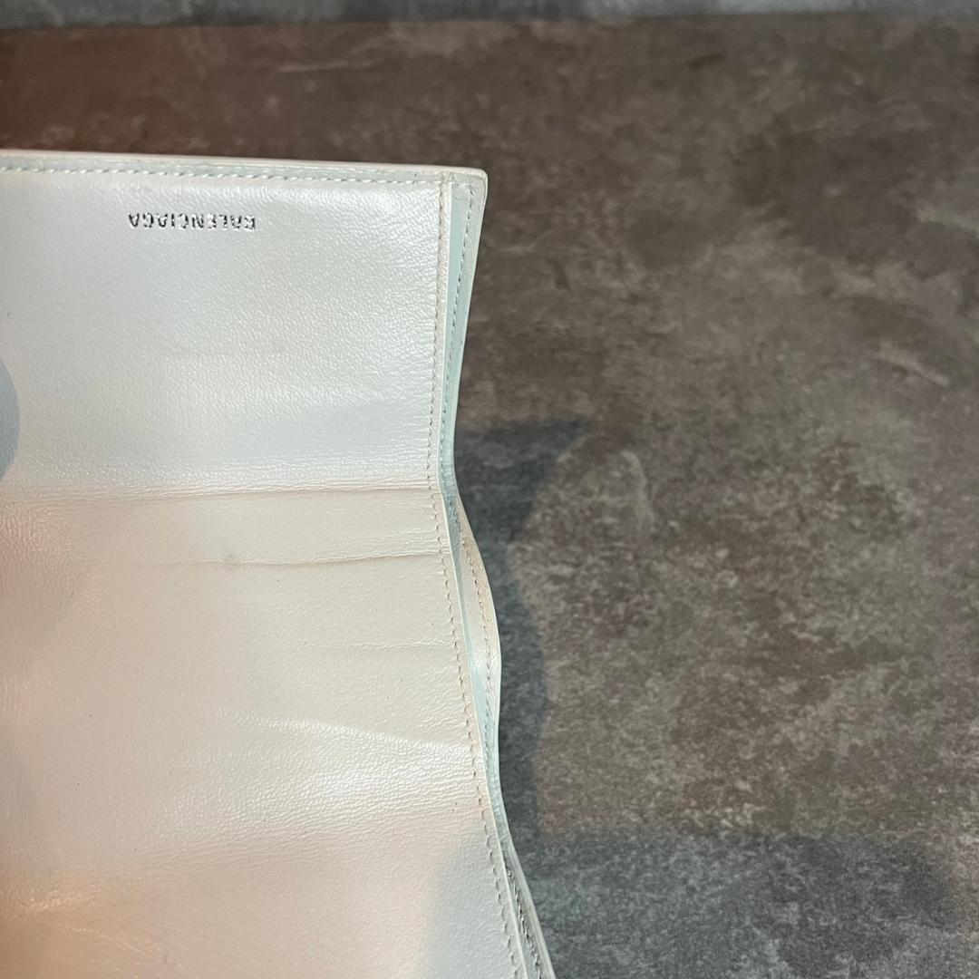 ⭐️BALENCIAGA⭐️ バレンシアガ アワーグラス 三つ折り財布 ホワイト