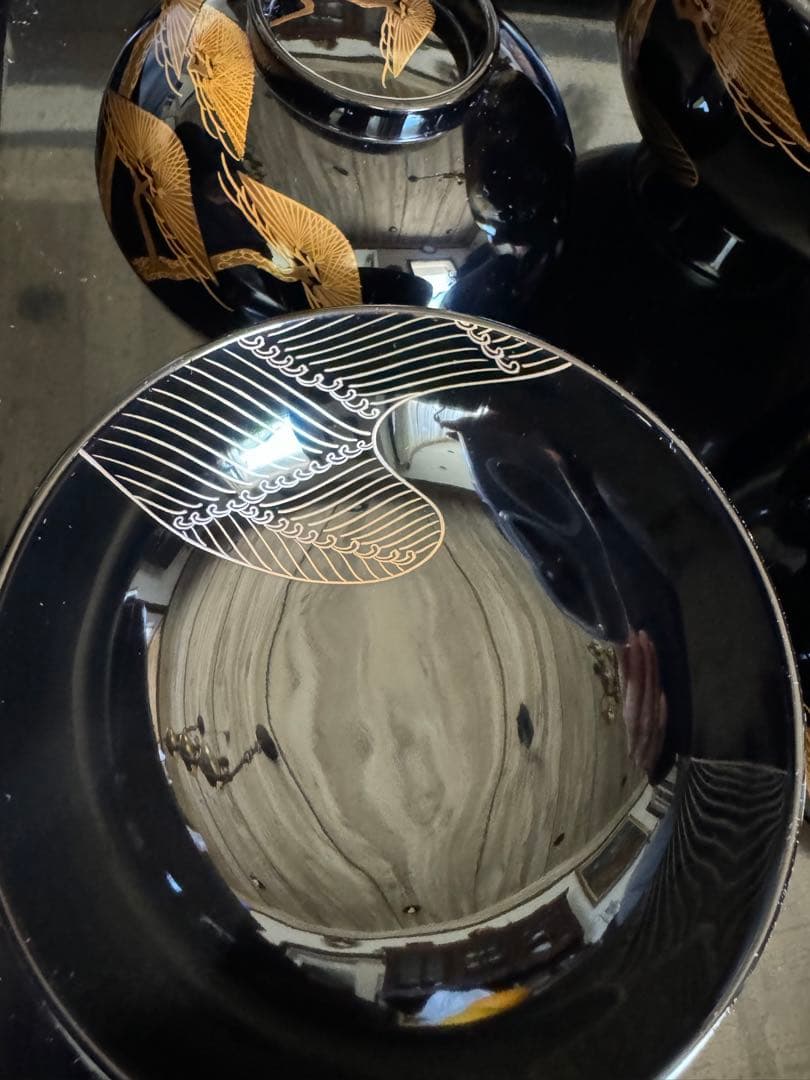 輪島塗（重要無形文化財）金蒔絵　高級汁椀　龍作　ペア