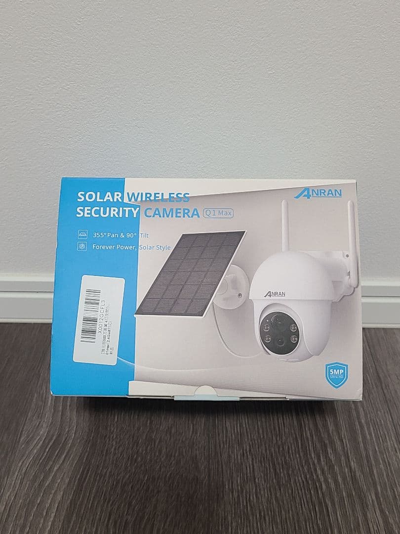 ANRAN ソーラー ワイヤレス防犯カメラ