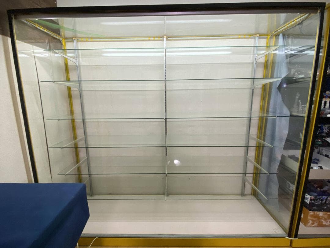 フィギュア玩具おもちゃ屋 陳列用ガラスショーケースB 182cm×158cm
