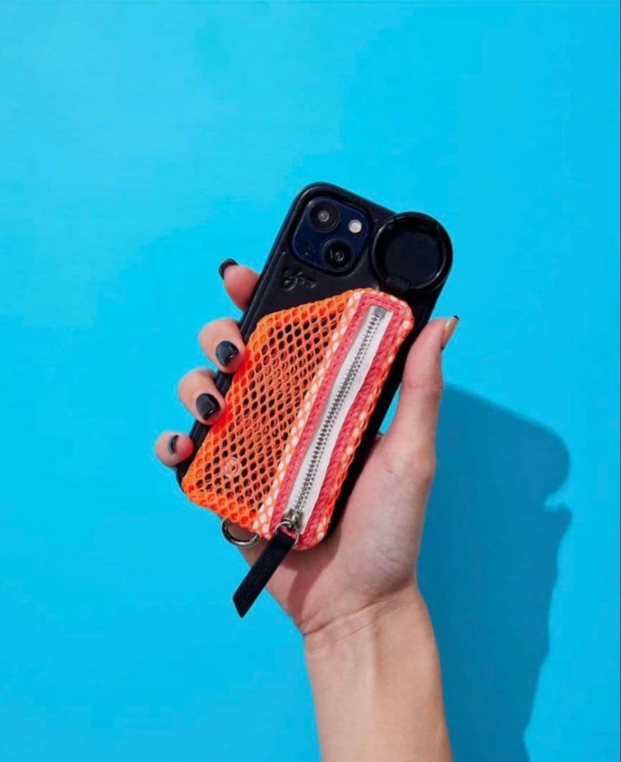 新品未使用　ajew mesh iPhone13pro /black