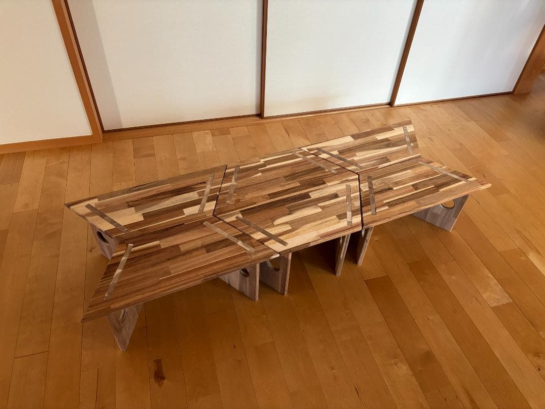 ヘキサゴンテーブル ヘキサテーブル 囲炉裏テーブル 組み立て式