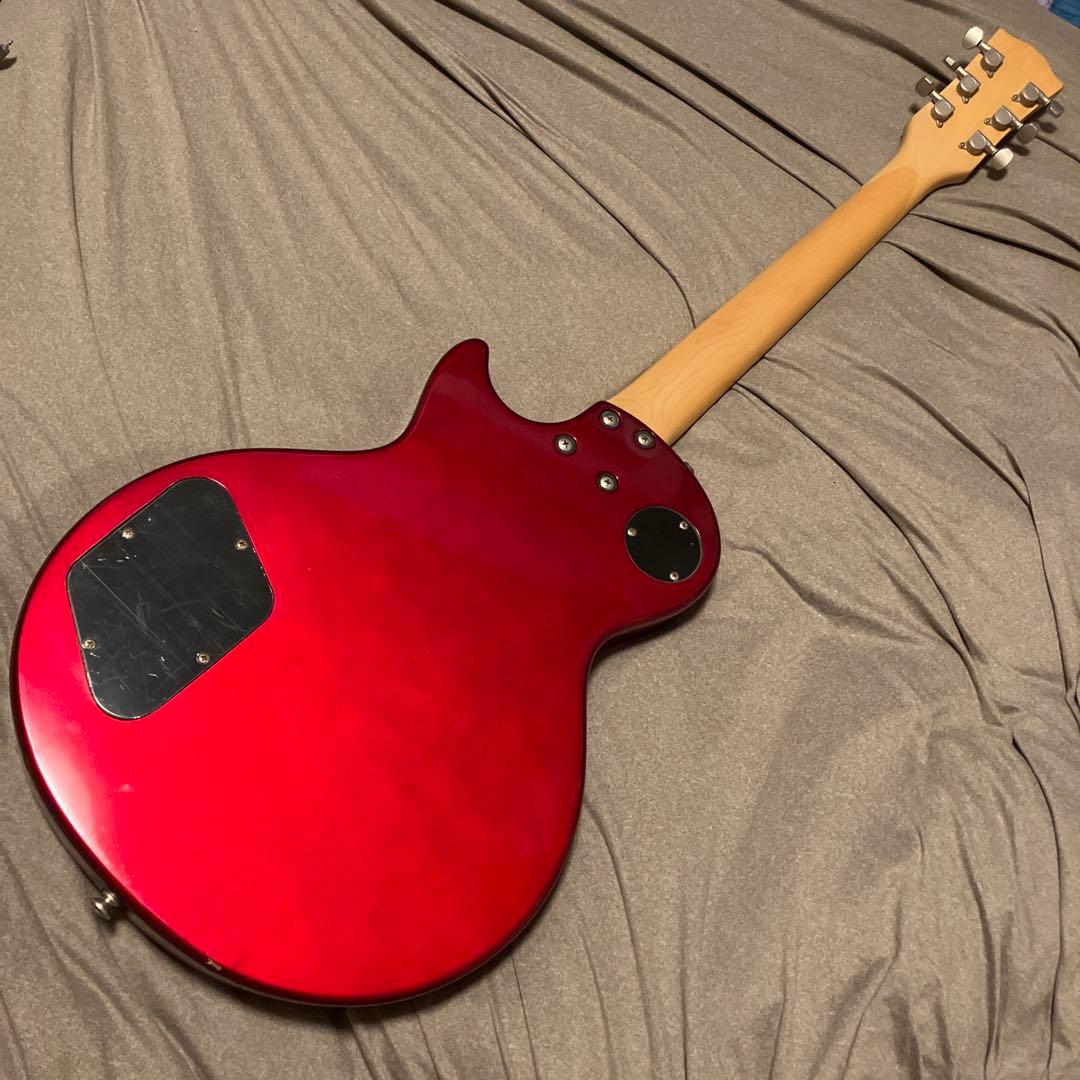 【Burny】レスポールタイプ エレキギター 赤