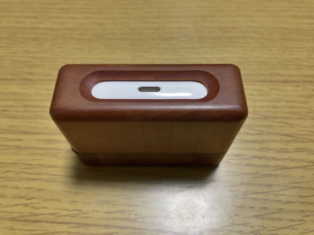 元STU48今村美月 直筆メッセージ入り AirPods Pro 木製ケース