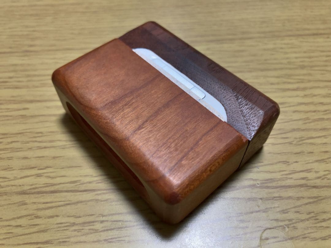 元STU48今村美月 直筆メッセージ入り AirPods Pro 木製ケース