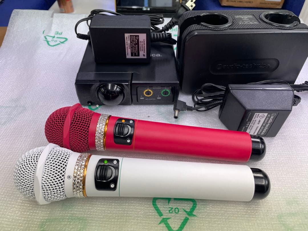 オーディオテクニカ製赤外線ワイヤレスマイクセットCLM7000デコ仕様