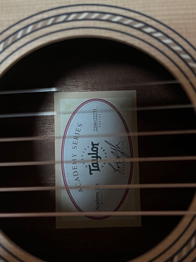 最終値段★Taylor Academy12e 24年購入 保証書あり ほぼ未使用