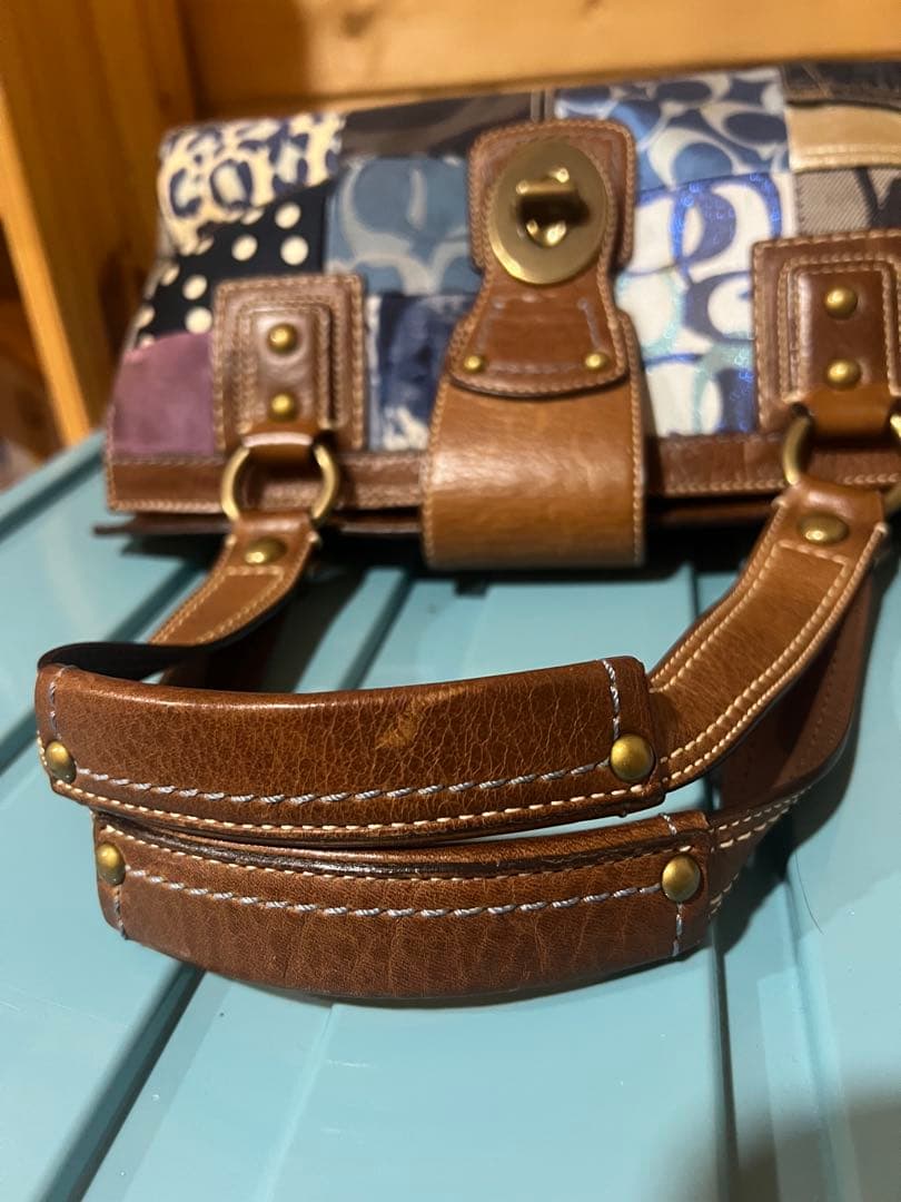 パッチワークデザイン ハンドバッグ