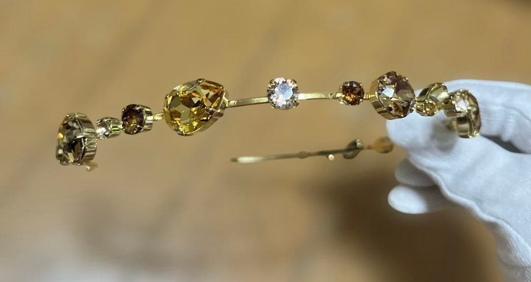 ザヘアバートウキョウTHE HAIR BAR TOKYO大粒ビジューカチューシャ