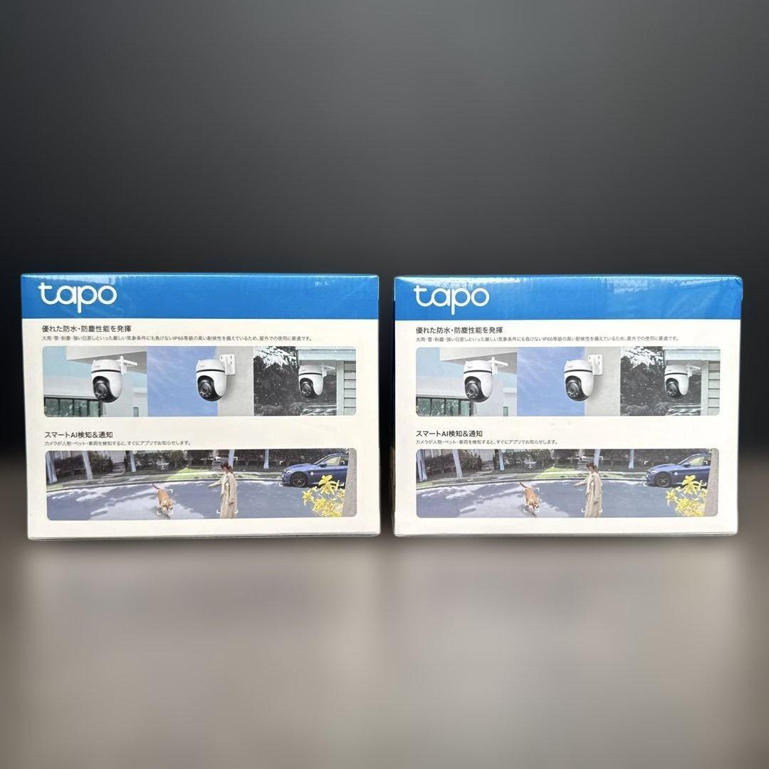 tapo Wi-Fi防犯カメラ 400万画素 2個セット