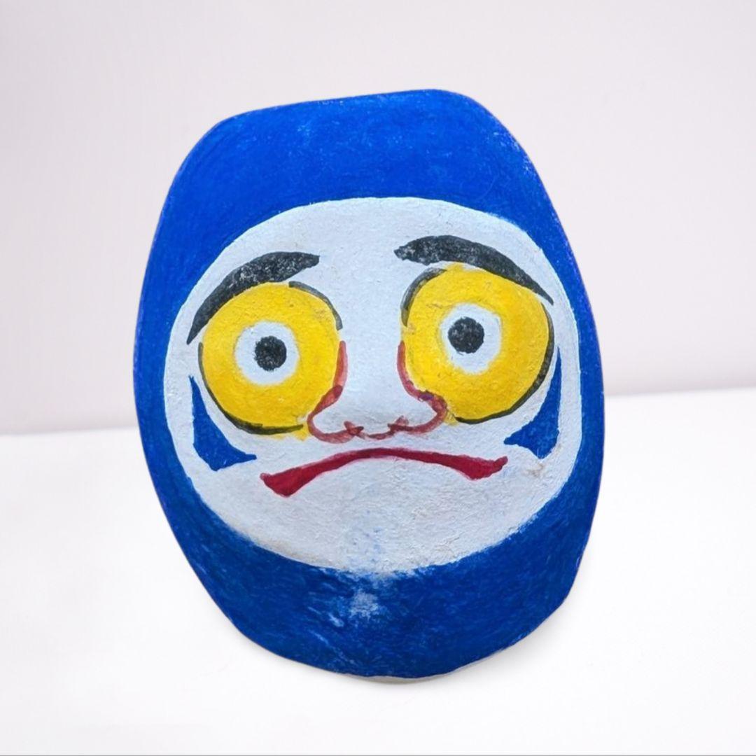 【近江だるま】滋賀の郷土民芸 3体揃い｜素朴顔・昭和民藝・希少セット