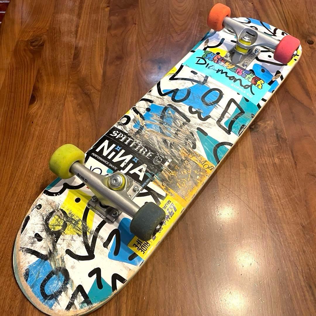 スピットファイア　スリーウェザー　 スケートボード　スケボー　8インチ