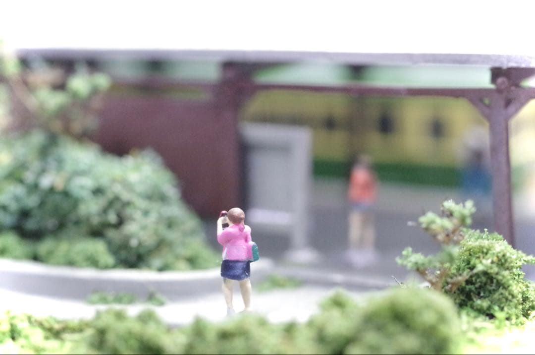 江ノ電 江ノ島駅 鉄道ジオラマ展示台 Nゲージ 鉄コレ 鉄道模型 ジオコレ