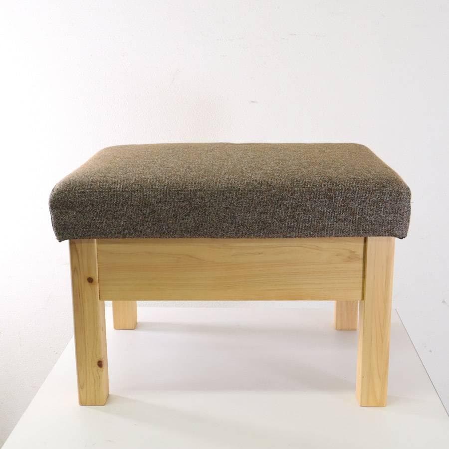 20年製 シギヤマ家具工業 優シリーズ YUU オットマン ヒノキ材 スツール