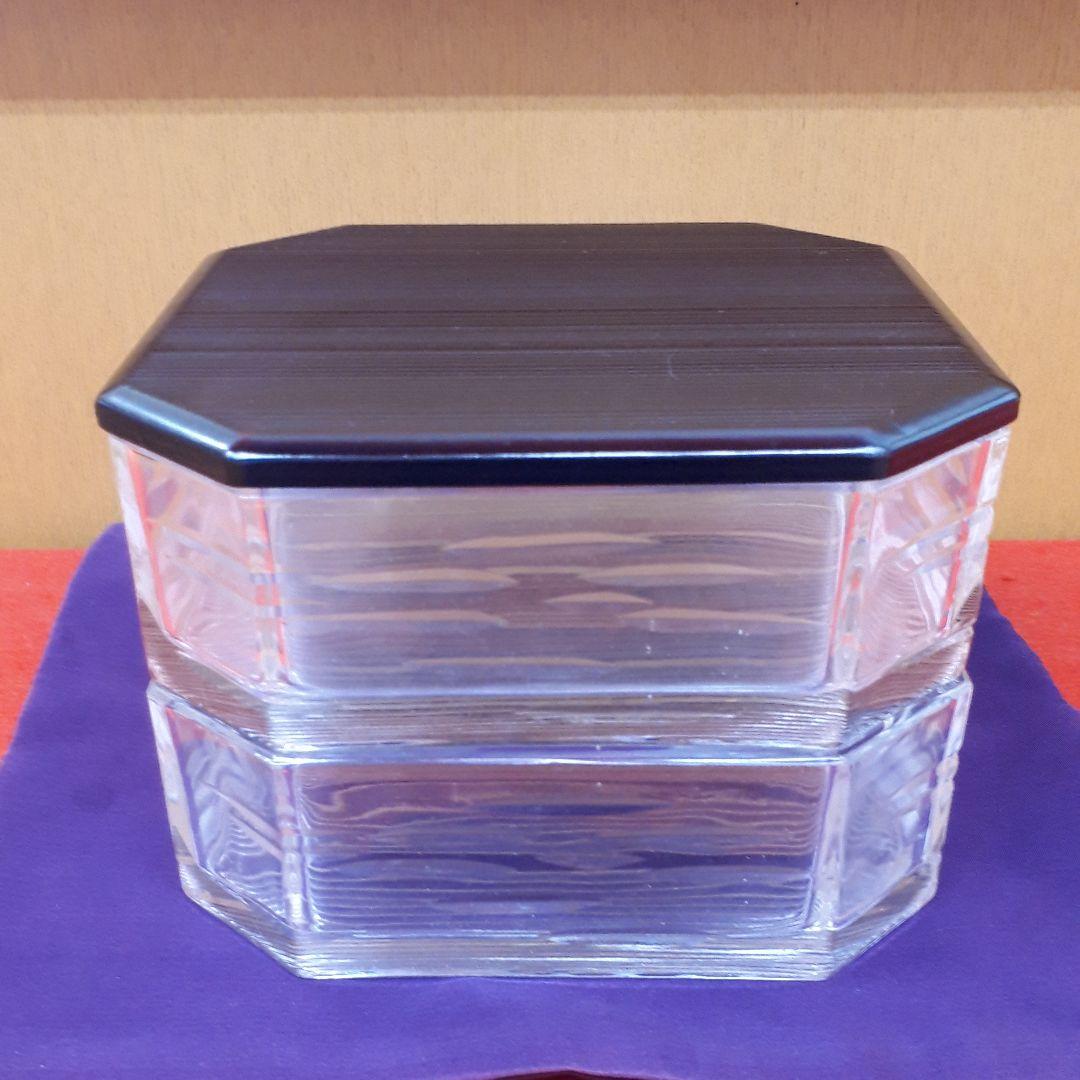 義山　ガラス二段重