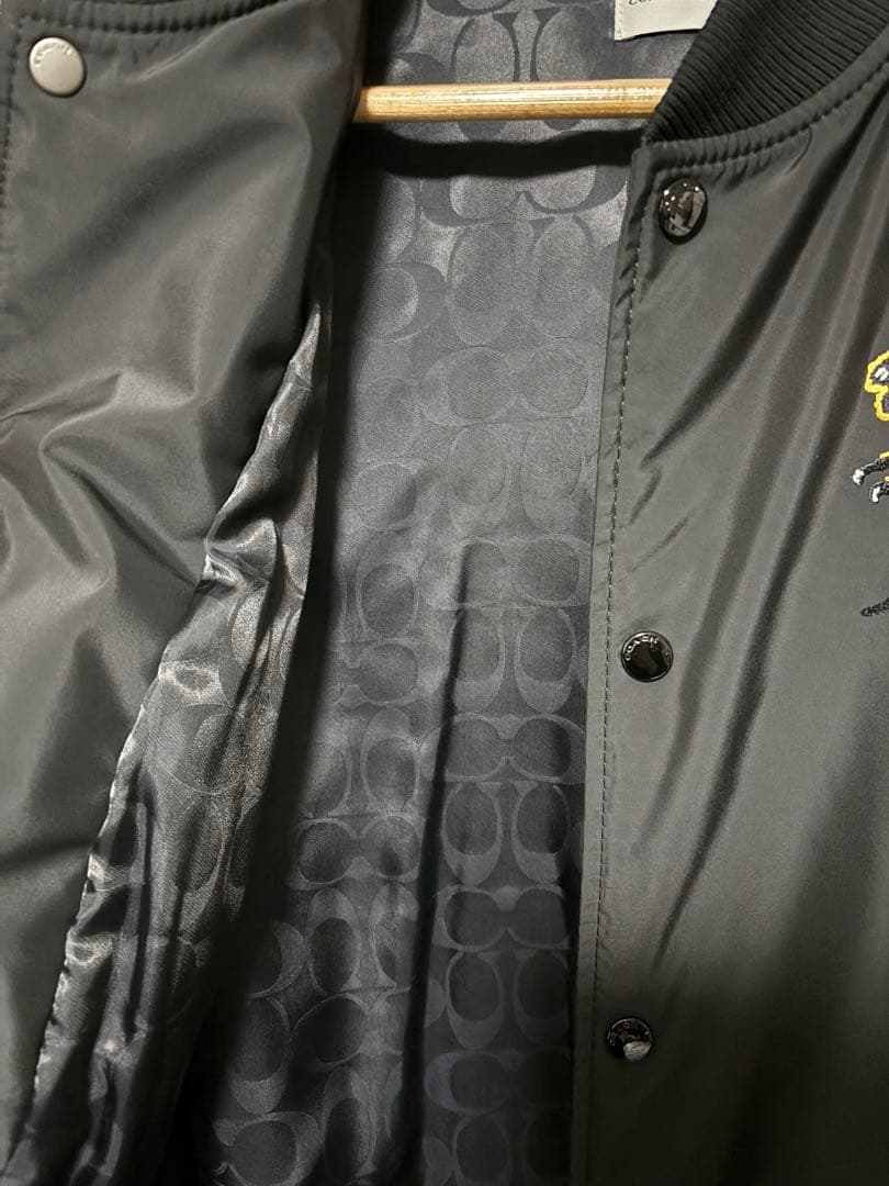 COACH バスキア コーチ ナイロン ジャケット ブルゾンMA-1 M