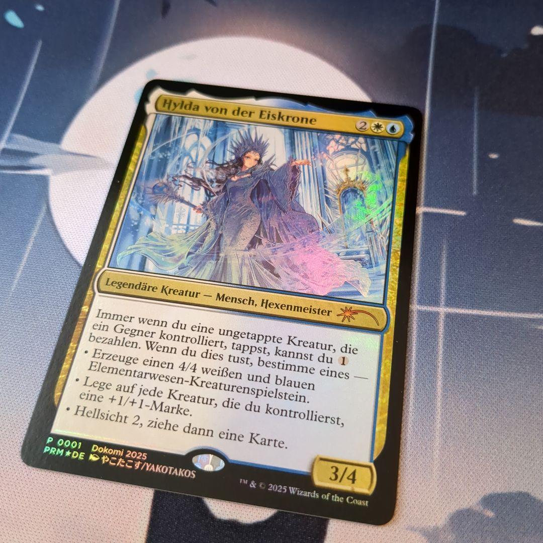 MTG 氷冠のヒルダ プロモ Foil ドイツ語