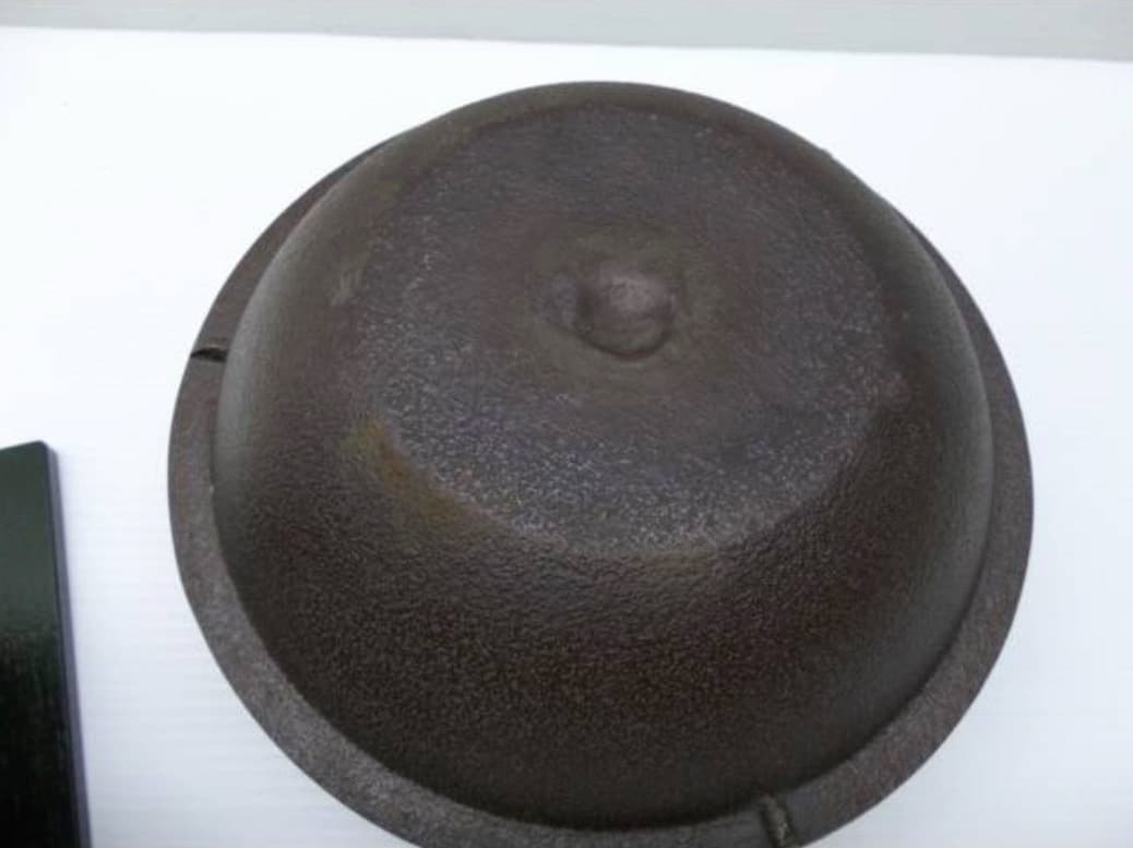 唐銅 鬼面風炉 釡師 佐藤清光 風炉師 釡谷寛斎 共箱 電熱器