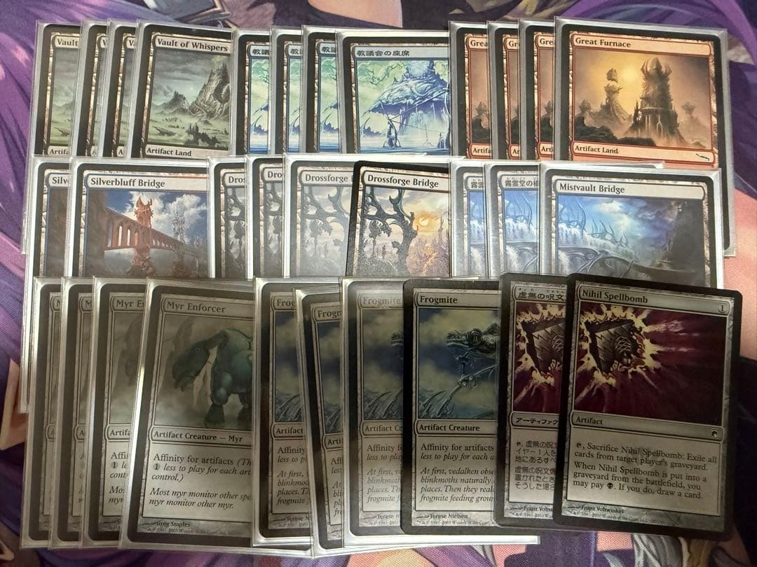 MTG パウパー親和デッキパーツセット