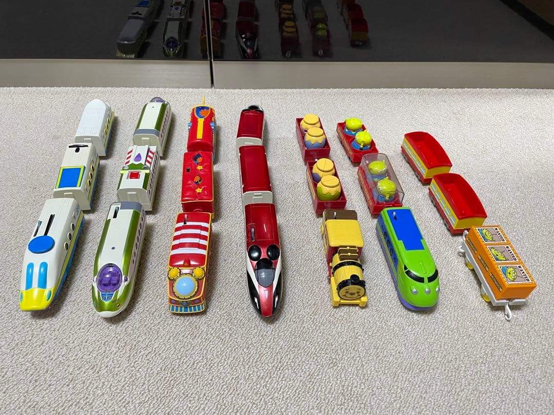 【Disneyプラレール】ディズニー キャラクター プラレール ７点セット