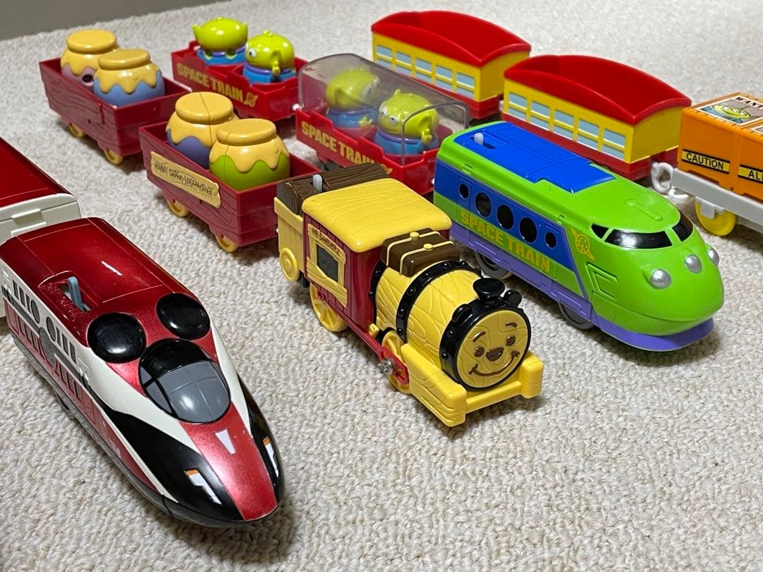 【Disneyプラレール】ディズニー キャラクター プラレール ７点セット