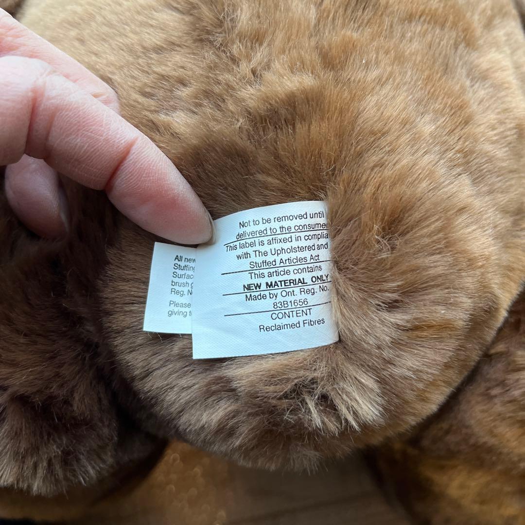 ぬいぐるみ 1998年製 965/3000 ノースアメリカンベア