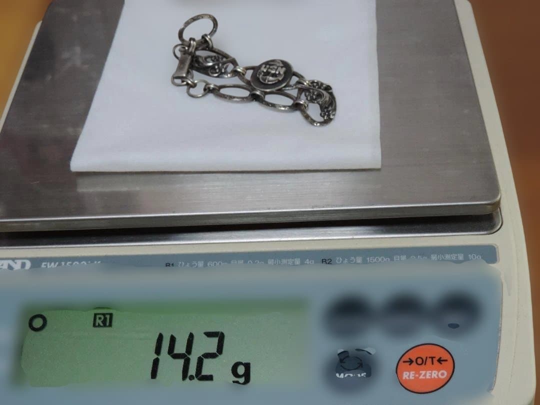 USN　海軍　スターリング　ブレスレット　17cm　総重量14.2g　431K〇
