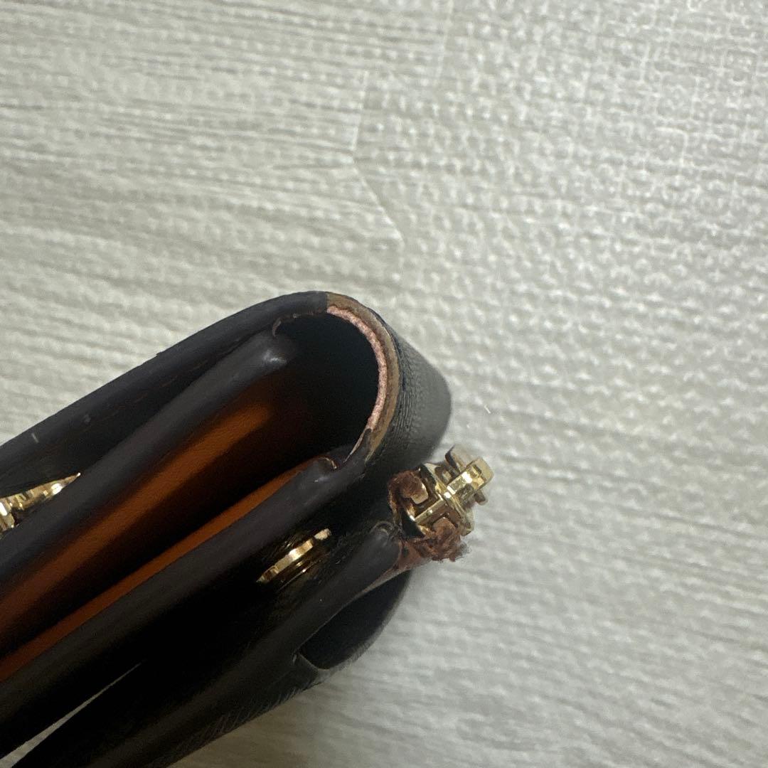 限定値下げCELINE ダークブラウン 三つ折り財布