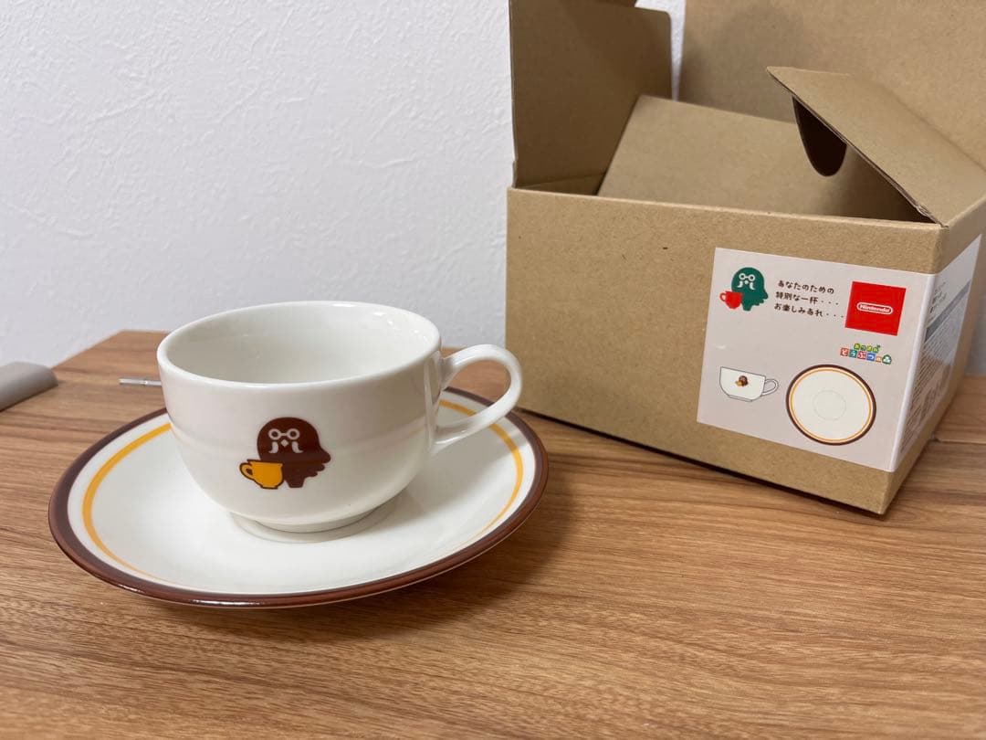 喫茶ハトの巣 あつまれどうぶつの森 コーヒーカップ ソーサーマスター ぬいぐるみ